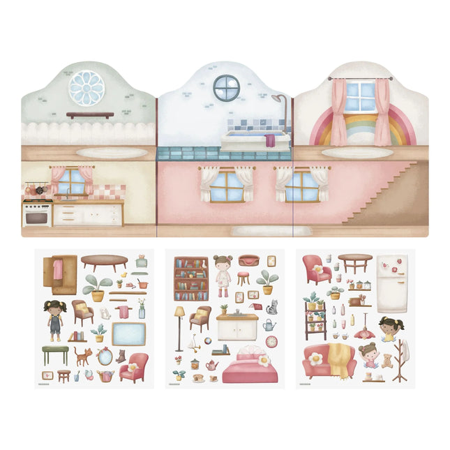 Little Dutch Stickerboek Rosa Herbuikbaar