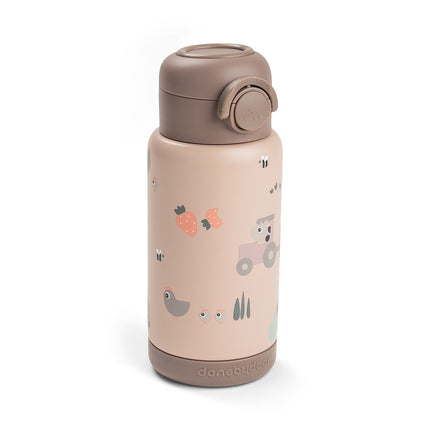 <tc>Done by Deer</tc> Botella térmica con pajita Tiny Farm Powder, 340 ml