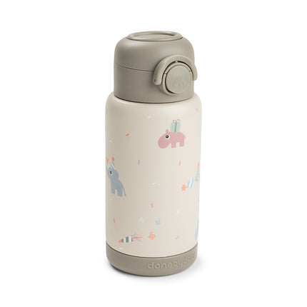 <tc>Done by Deer</tc> Botella térmica con pajita Celebration Sand, 340 ml