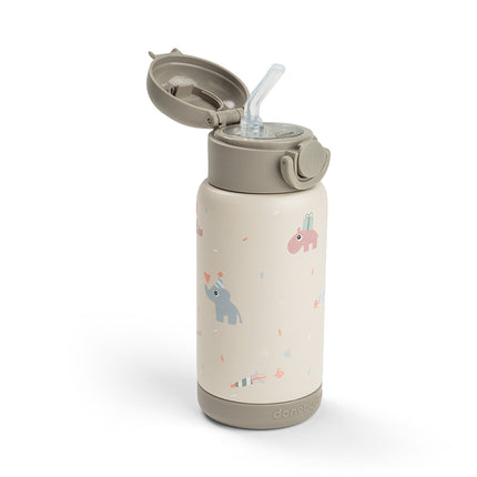 <tc>Done by Deer</tc> Botella térmica con pajita Celebration Sand, 340 ml