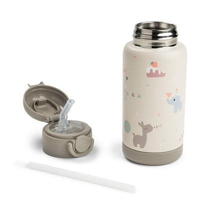 <tc>Done by Deer</tc> Botella térmica con pajita Celebration Sand, 340 ml