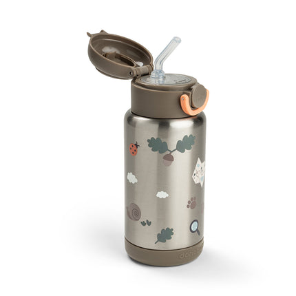 <tc>Done by Deer</tc> Botella térmica con pajita Tiny Trails Sand, 340 ml