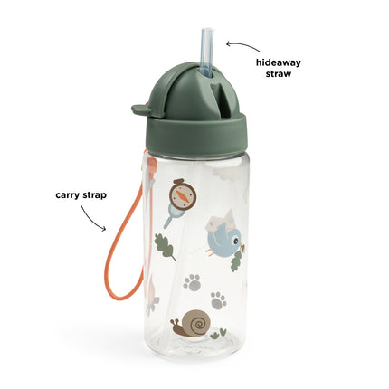 <tc>Done By Deer</tc> Vaso con pajita Tiny Trails Green 350 ml