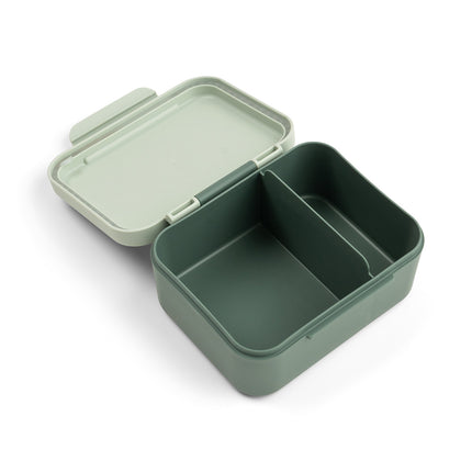 <tc>Done by Deer</tc> Fiambrera con palillos para aperitivos incluidos Tiny Trails Green
