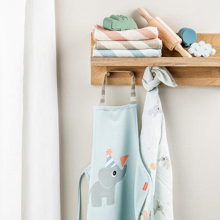 Delantal impermeable Celebración Azul