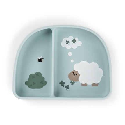 <tc>Done By Deer</tc> &SCaja de bolsillos Stick&Stay Tiny Farm Azul