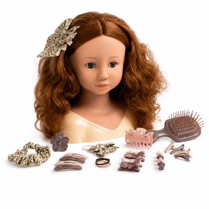 Muñeca de peluquería Konges Sløjd con accesorios para el pelo