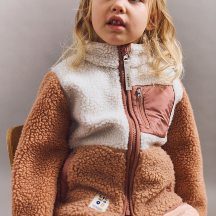 <tc>Liewood</tc> Chaqueta Nolan Pile Tuscany rosa multicolor