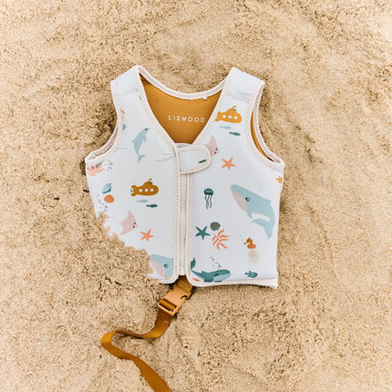 Chaleco salvavidas Liewood Dove Sea Creature / Sandy
