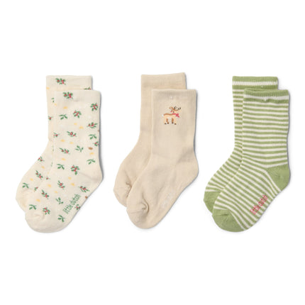 Paquete de 3 calcetines Little Christmas