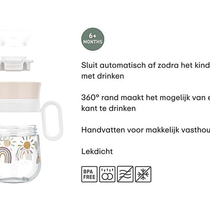 360° drinkbeker Mepal Mio 200 ml - Fairy Garden - Babywinkel - 8720294049395