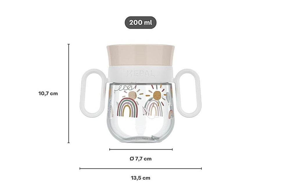 360° drinkbeker Mepal Mio 200 ml - Little Farm - Babywinkel - 8720294049371