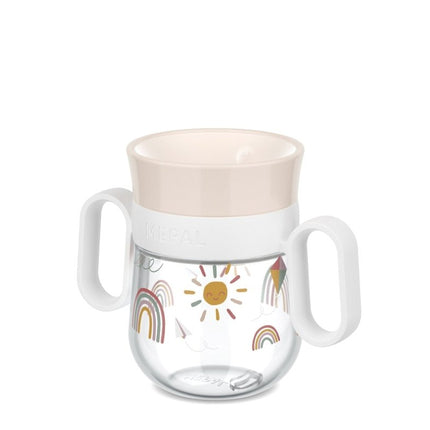 360° drinkbeker Mepal Mio 200 ml - Sunshine & Rainbow - Babywinkel - 8720294055365