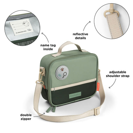 <tc>Done By Deer</tc> Bolsa térmica para el almuerzo Tiny Trails Verde 4 L