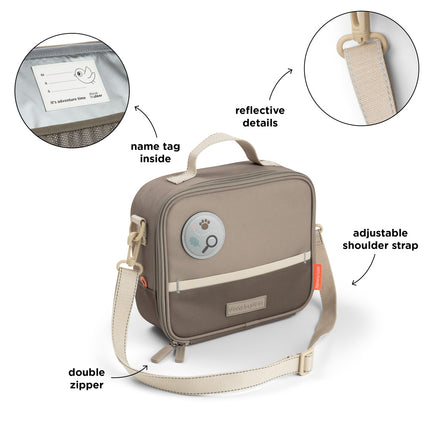 <tc>Done By Deer</tc> Bolsa térmica para el almuerzo Tiny Trails Sand 4 L