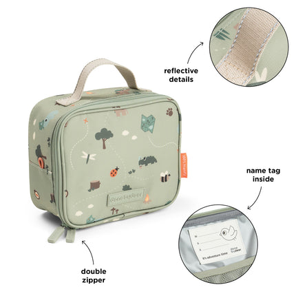 <tc>Done By Deer</tc> Bolsa térmica para el almuerzo Tiny Thermos Tiny Trails Verde 2,8 l