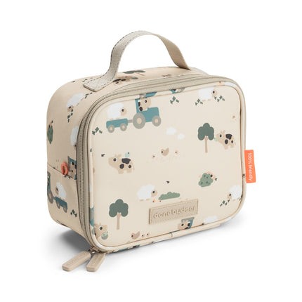 <tc>Done By Deer</tc> Bolsa térmica para el almuerzo Tiny Farm Sand, 2,8 l