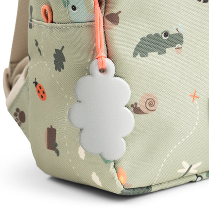 <tc>Done By Deer</tc> Mochila Tiny Trails Green 4L