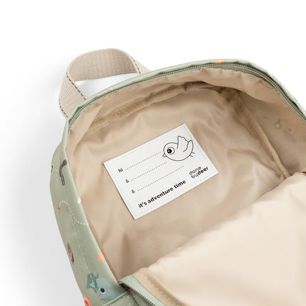 <tc>Done By Deer</tc> Mochila Tiny Trails Green 4L