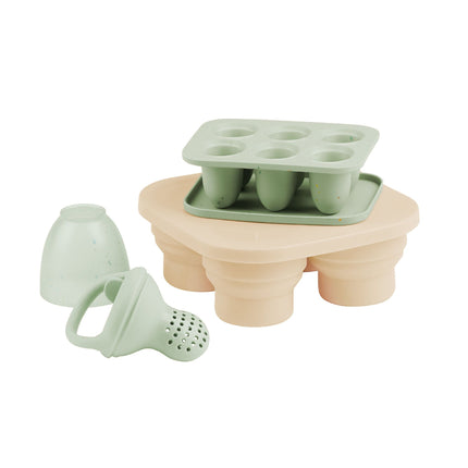 <tc>Babymoov</tc> Set de recipientes de silicona + mordedor