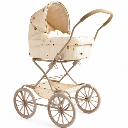 Carrito de muñecas Konges Sløjd «Lemon», estilo vintage