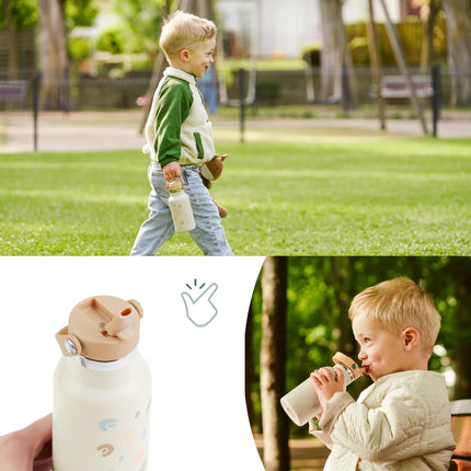 <tc>Babymoov</tc> Little Explorer: botella térmica de acero inoxidable color marfil