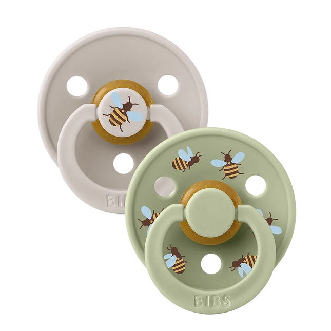 BIBS Tetina Abejorro Tamaño 3 Mushrooom Mix 2pcs