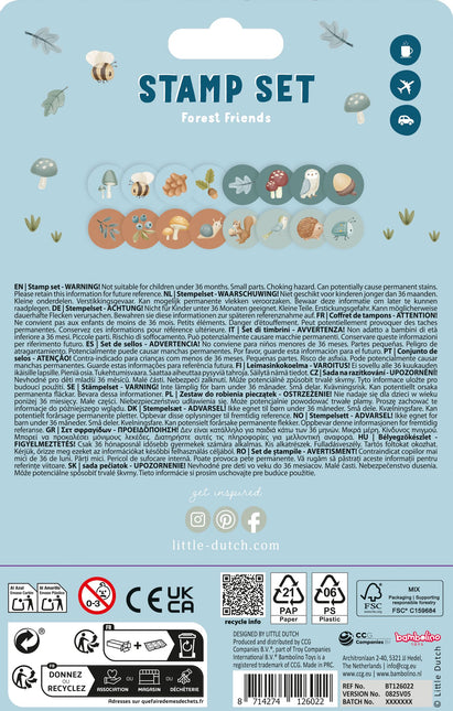 <tc>Little Dutch</tc> Sello Amigos del Bosque 12pcs