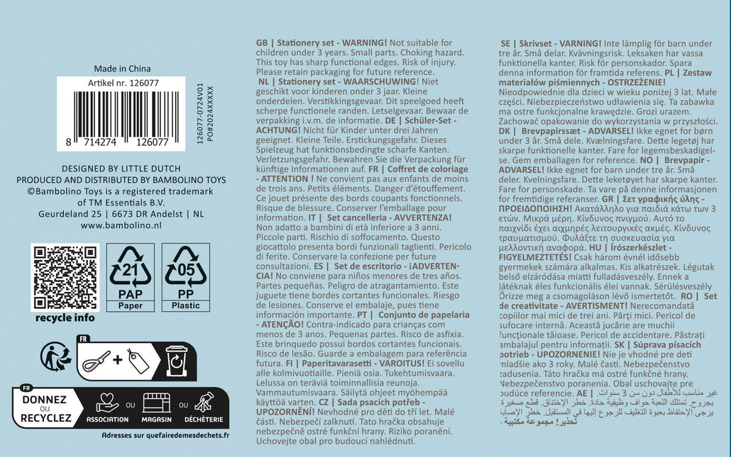 LD Set Papelería Amigos del Bosque