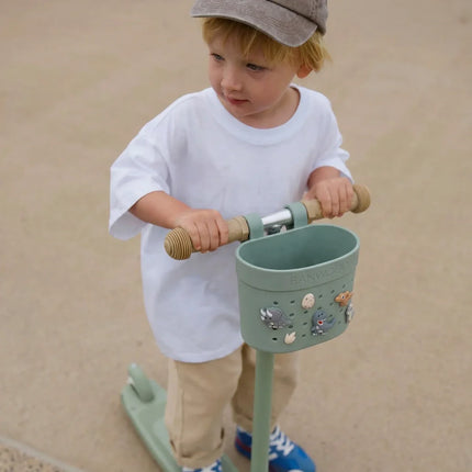 <tc>Banwood</tc> Cesta para patinetes y bicicletas infantiles Pin<tamp>Ride Clay</tamp>