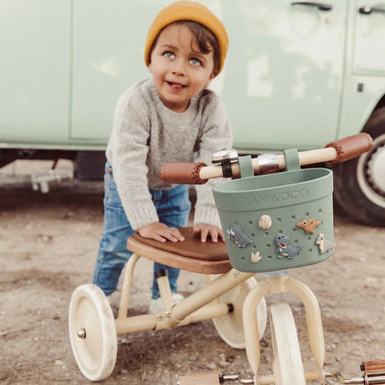 <tc>Banwood</tc> Cesta para patinetes y bicicletas infantiles Pin<tamp>Ride Clay</tamp>