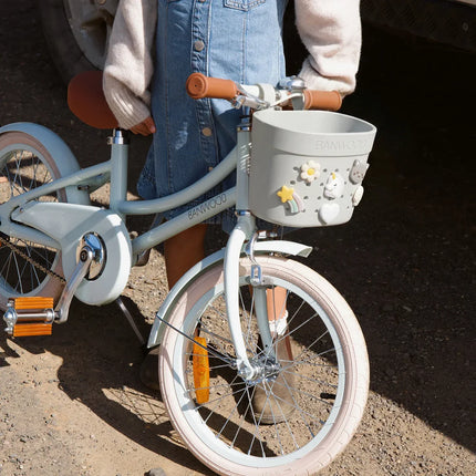 <tc>Banwood</tc> Cesta para patinetes y bicicletas infantiles Pin<tamp>Ride Ivory</tamp>