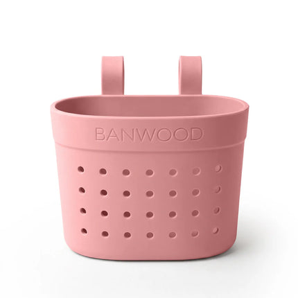 <tc>Banwood</tc> Cesta para patinetes y bicicletas infantiles Pin<tamp>Ride Raspberry</tamp>