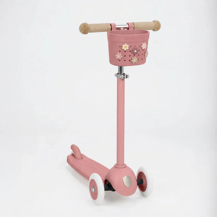 <tc>Banwood</tc> Cesta para patinetes y bicicletas infantiles Pin<tamp>Ride Raspberry</tamp>