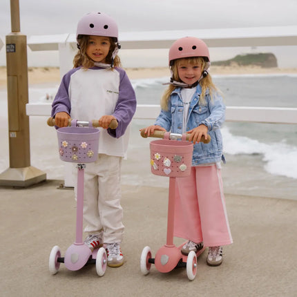 <tc>Banwood</tc> Cesta para patinetes y bicicletas infantiles Pin<tamp>Ride Raspberry</tamp>