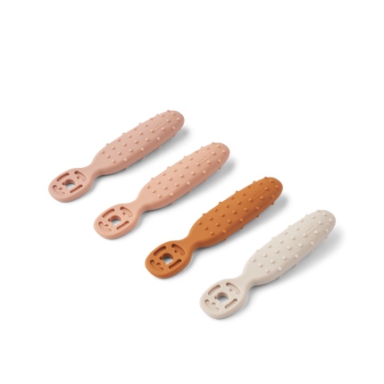 <tc>Liewood</tc> Cucharas para bebés Caelia, color Pale Tuscany, surtido, juego de 4