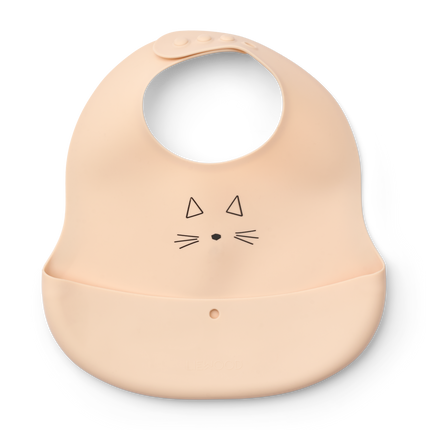 <tc>Liewood</tc> Babero Ember Cat Appleblossom/Rosa Toscana