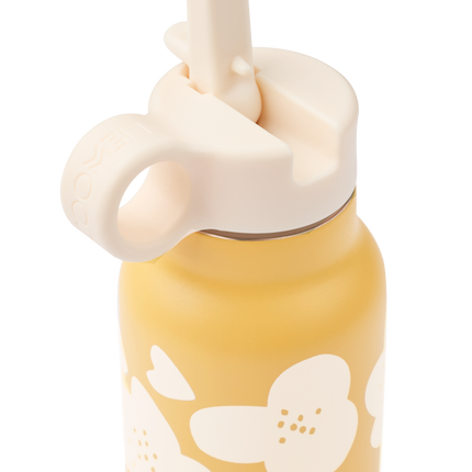 <tc>Liewood</tc> Botella de agua Falk Flower/Amarillo limón