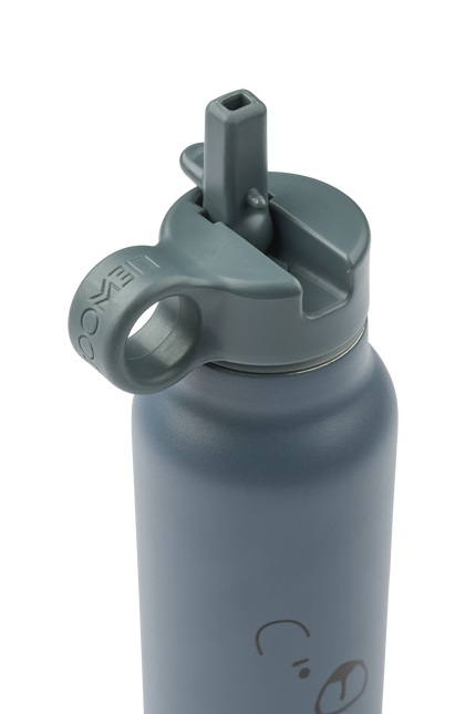 <tc>Liewood</tc> Botella de agua Falk Mr Bear, azul ballena