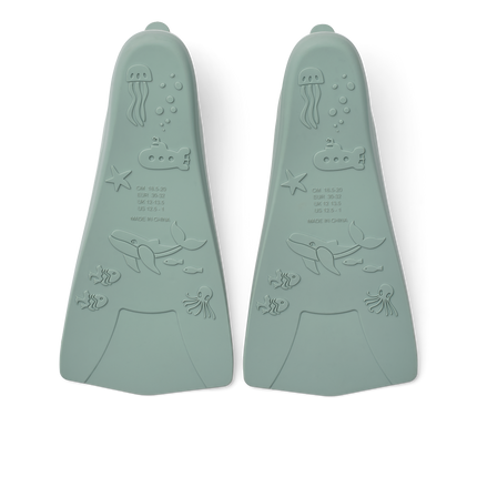 Gustav Aletas Estampadas Menta Marina