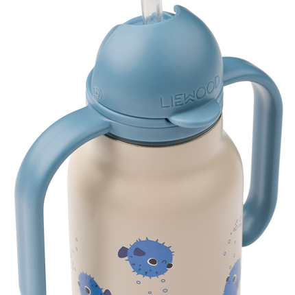 <tc>Liewood</tc> Botella de agua Kimmie Pufferfish/Sandy 250 ml