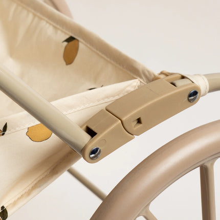 Carrito de muñecas Konges Sløjd «Lemon», estilo vintage