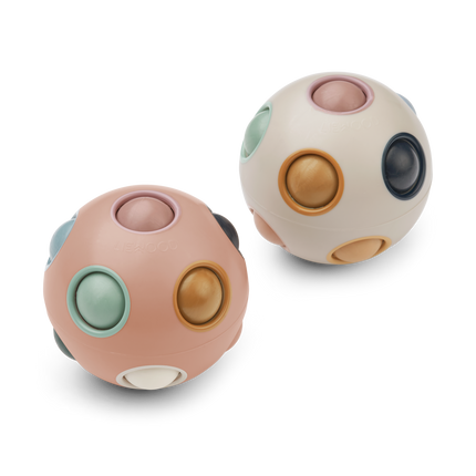 <tc>Liewood</tc> Pelota rompecabezas Solene Pale Tuscany Multi Mix, 2 piezas