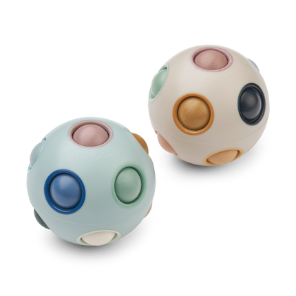 <tc>Liewood</tc> Pelota rompecabezas Solene Ice blue, mezcla variada, 2 piezas