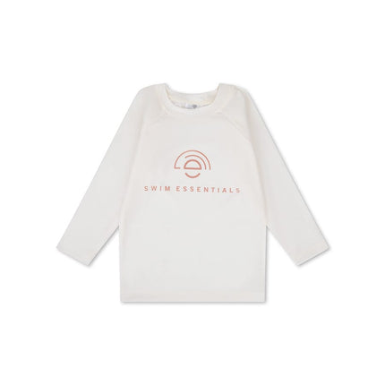 <tc>Swim Essentials</tc> Camiseta de baño de manga larga blanca de Pure Tones