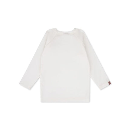 <tc>Swim Essentials</tc> Camiseta de baño de manga larga blanca de Pure Tones