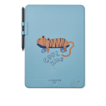 <tc>Liewood</tc> Tableta gráfica Tiger/Azul playa, 25,4 cm