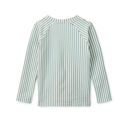 Liewood Zwemshirt Kind Seersucker Peppermint / Sandy