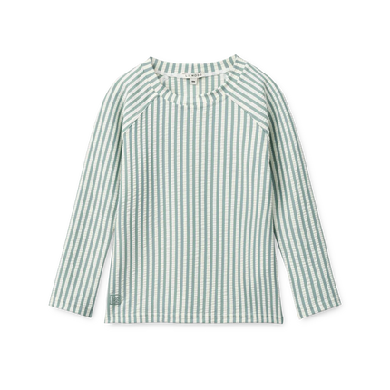 Liewood Zwemshirt Kind Seersucker Peppermint / Sandy