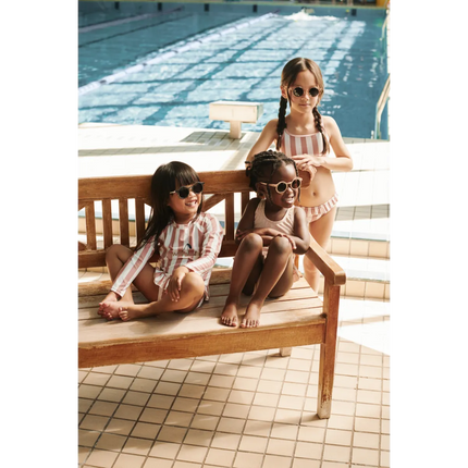 Liewood Bikini Kind Coral Blush / Creme De La Creme Stripe